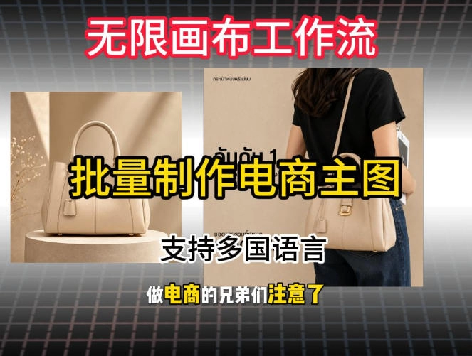 批量复刻电商爆款主图：1:1还原，批量生成，多语言支持-猴哥资源站