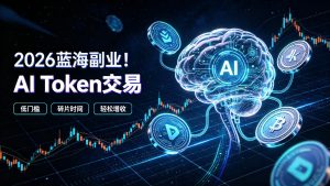 AI智能Token交易：空闲时间轻松賺收益，无需全天盯盘-猴哥资源站