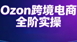 Ozon跨境电商全阶实操课,零基础落地教学快速低成本切入俄罗斯市场-猴哥资源站