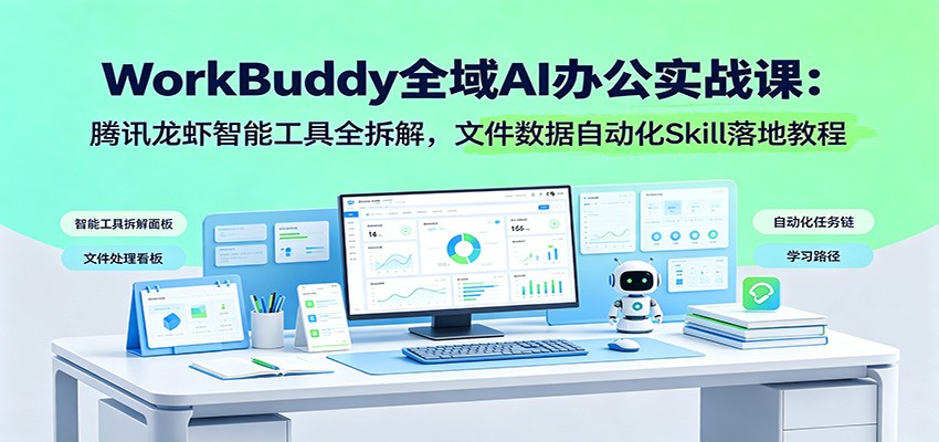 WorkBuddy全域AI办公：文件数据自动化Skill落地实战-猴哥资源站