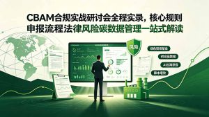 CBAM合规实战研讨会全程实录，核心规则申报流程法律风险碳数据管理一站式解读-猴哥资源站