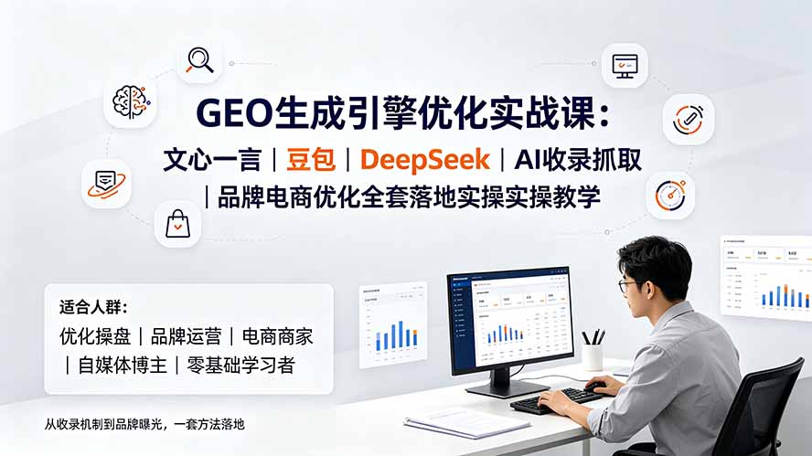 GEO生成引擎优化：文心一言·豆包·DeepSeek全平台收录实战-猴哥资源站