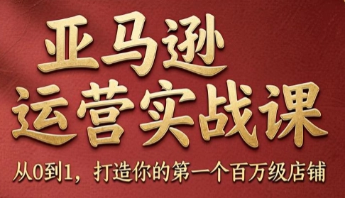 亚马逊运营实战课，30%转化率打造到A10算法，全周期销量利润双增长-猴哥资源站