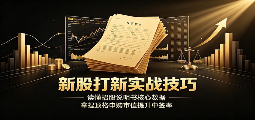 新股打新实战技巧，读懂招股说明书核心数据拿捏顶格市值提升中签率-猴哥资源站