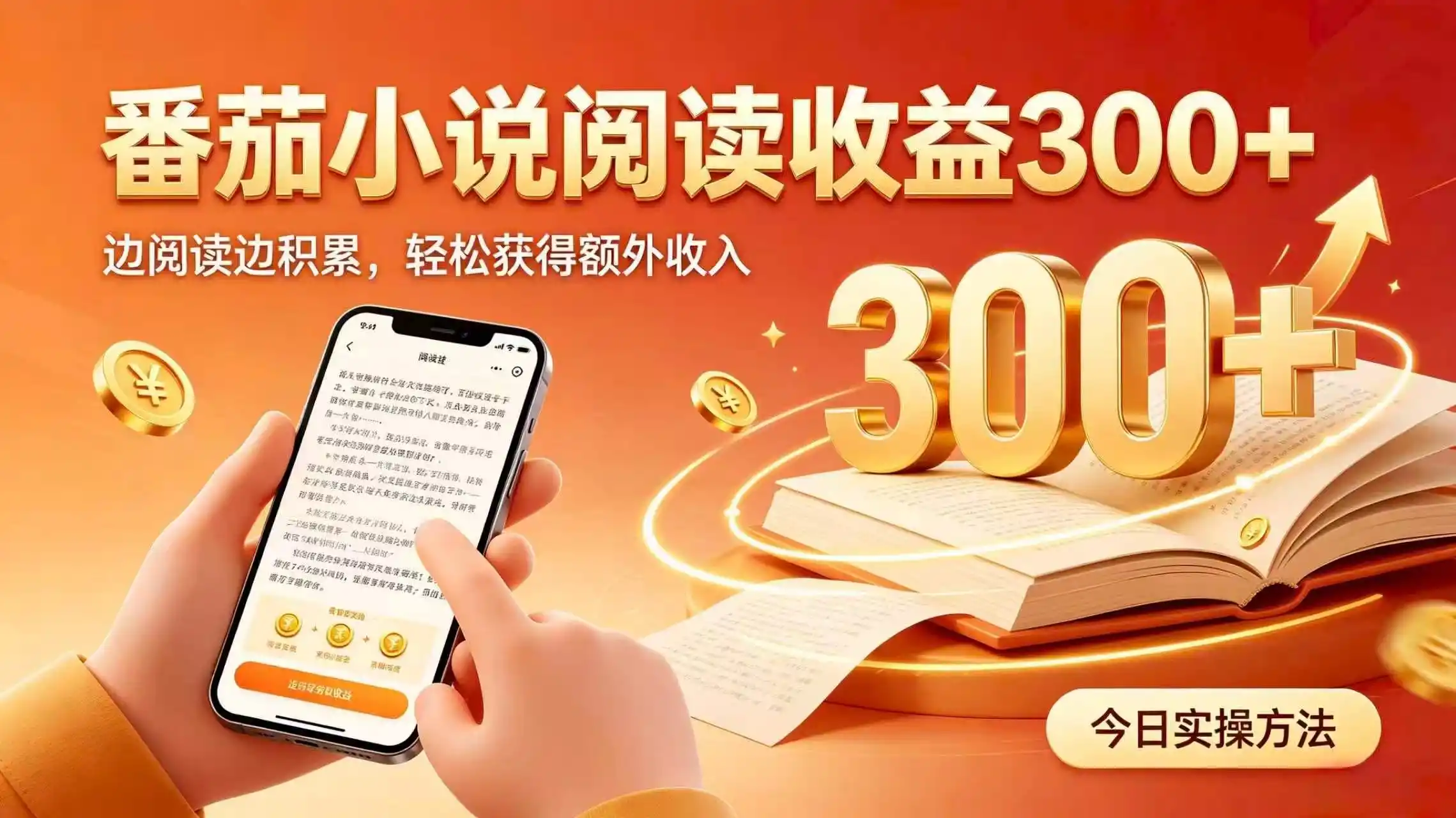 《番茄小说全自动挂机阅读，解放双手稳定增收的实操全攻略》-猴哥资源站