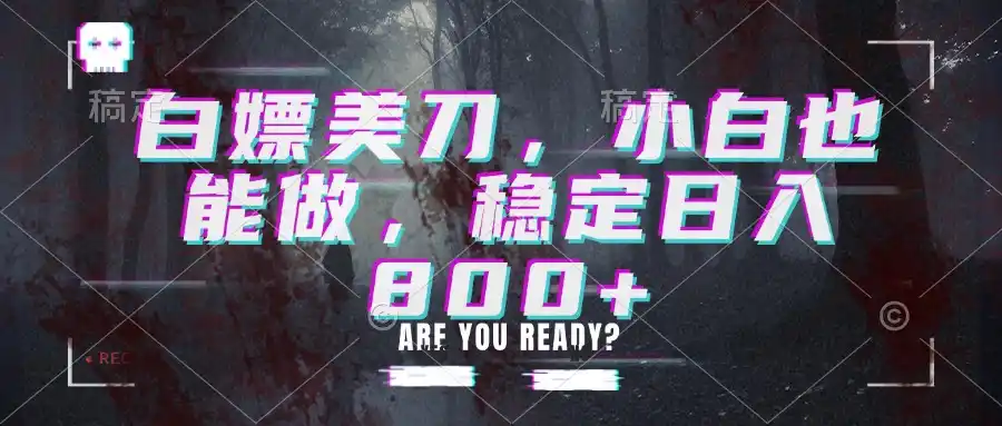 《撸美刀实战体系：稳定日入500+，小白也能轻松破千的跨境变现攻略》-猴哥资源站