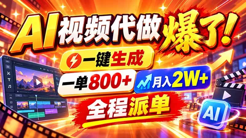 《AI做参赛课件,一单800,月接12单稳过万》-猴哥资源站