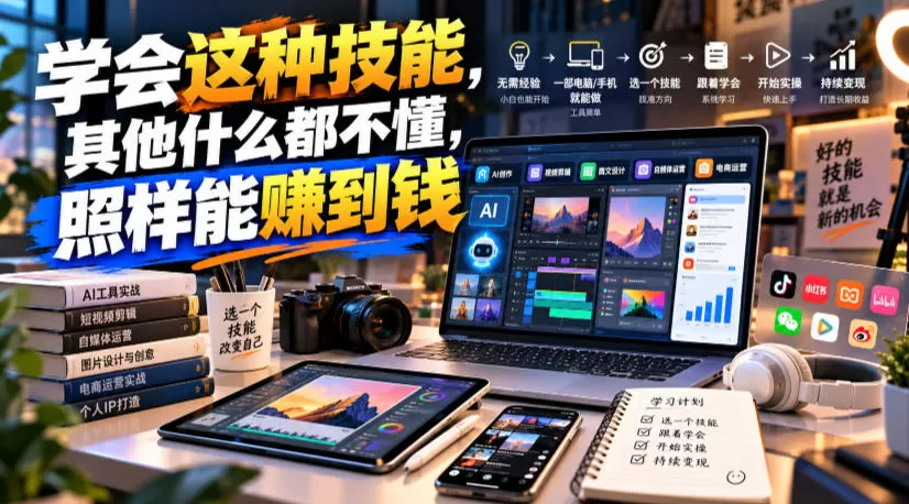 《学会这套“谁会”思维，零基础也能快速变现的实战拆解》-猴哥资源站