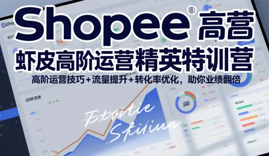 《虾皮高阶运营实战体系，从选品到广告全链路打通业绩翻倍》-猴哥资源站