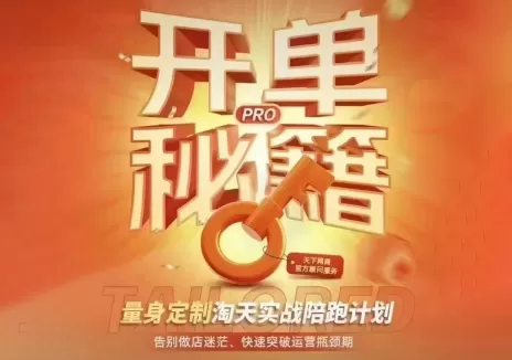 《淘天实战陪跑:全年节点卡位+无界爆流,0基础开单秘籍》-猴哥资源站