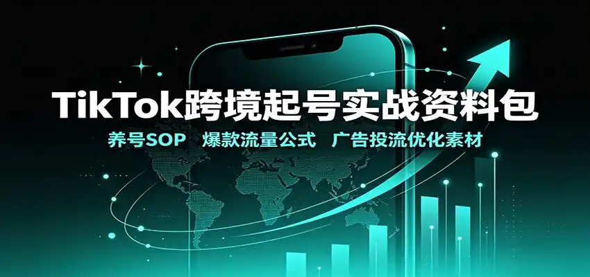 《TikTok从0到1全套实操资料包，起号涨粉开店投流一网打尽》-猴哥资源站