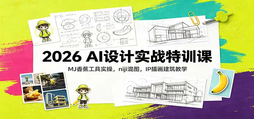 《零基础AI绘画全流程实战，从入门到商业接单一步到位》-猴哥资源站