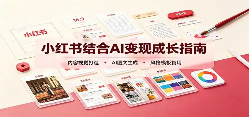 《小红书AI变现实战营，从0到1搭建可复制获客系统》-猴哥资源站