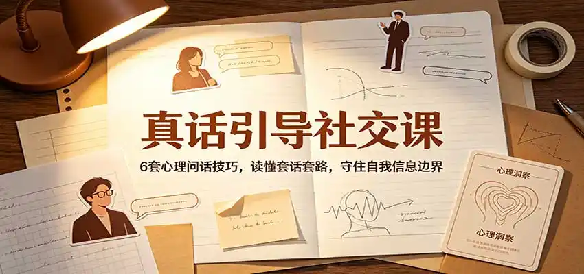 《6种反套话实战话术，职场社交守住隐私不踩坑》-猴哥资源站