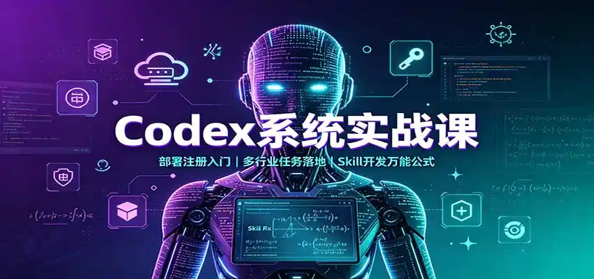 《Codex全行业商用实战体系：从安装到落地，AI自动化帮你轻松提效赚钱》-猴哥资源站