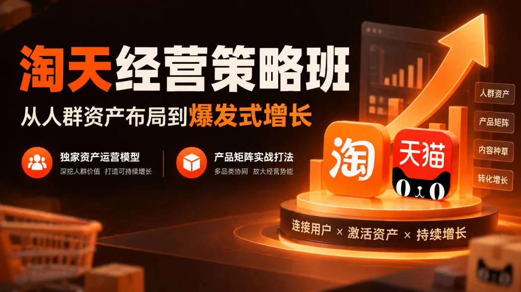 《淘天资产运营实战：从流量红利到资产红利，告别单款爆胎》-猴哥资源站
