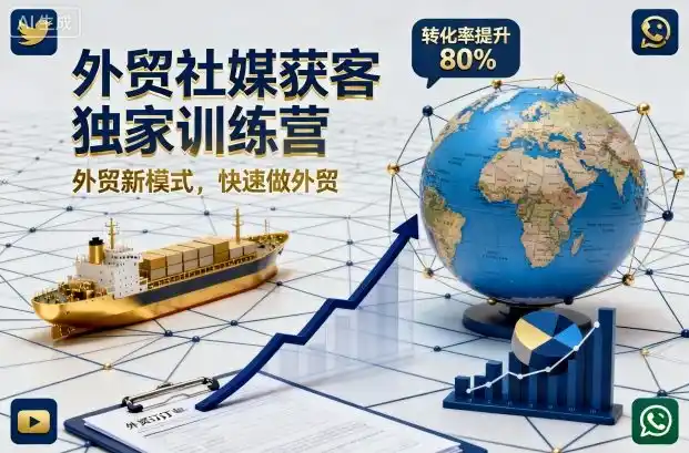 《外贸社媒获客实战体系:AI矩阵+截流获客,从找客户到客户主动找你》-猴哥资源站