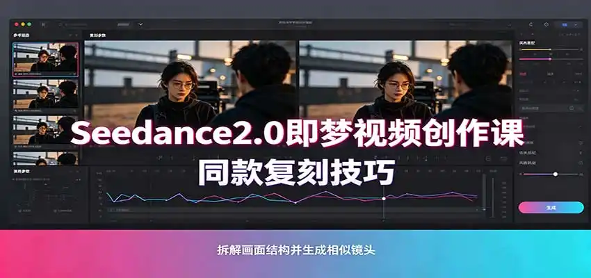 《即梦Seedance2.0全行业AI视频实操，零基础快速生成商业级短视频素材》-猴哥资源站