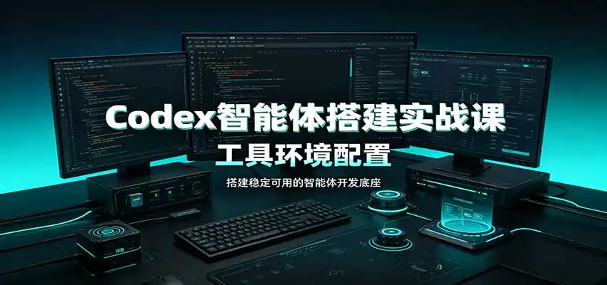 《零基础玩转Codex智能体，全自动办公+数字人视频一条龙实战攻略》-猴哥资源站