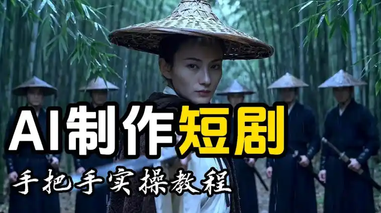 《AI短剧全流程实操：零基础到成片大神，一套工业化制作体系全拆解》-猴哥资源站
