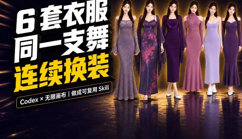 《AI舞蹈换装视频Skill全拆解：一套模板批量产出竖屏爆款》-猴哥资源站
