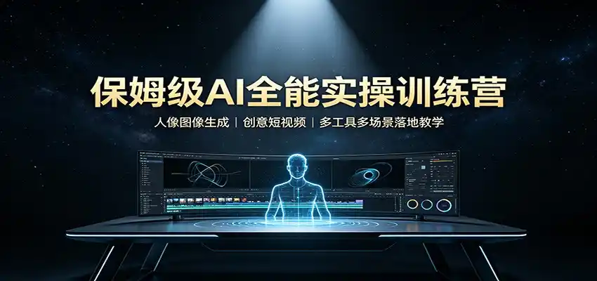 《零基础AI创意实操全攻略，120+案例玩转生图生视频稳定变现》-猴哥资源站