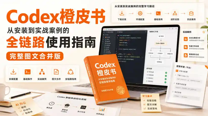 《Codex全链路实战指南，从安装到变现的AI编程落地攻略》-猴哥资源站